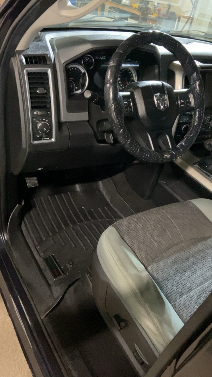 After — clean footwell