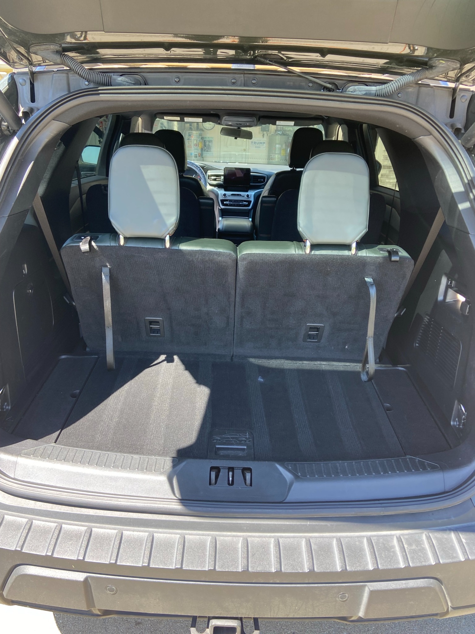After — cargo area clean